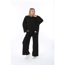 oversize siyah Sweatshirt