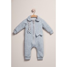 Fermuarlı Bebe Yaka Tulum