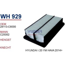 Wunder WH929 Hava Filtresi I20 14-1.1 Crdı 1.2 1.4 Crdı MRMOEM-1084164