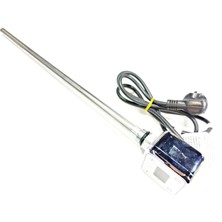 Sern 400W Krom Renk Kare Dijital HP013 Model Havlupan Isıtıcı Rezistans 230V L:370mm 1/2'' (Yarım Parmak)