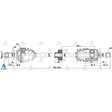 Maher 01940 Aks Komple Ön Civic 96-00 Sol Abs'li Uzun 44010S04951