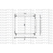 Kraftvoll 08060007 Klima Radyatörü Toyota Hiıux 2015- 884600K350