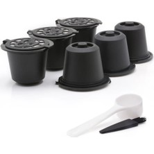 Pengfushop4 Siyah C Stili Nespresso Için Pcs Kahve Kapsülü Doldurulabilir Kapsül Filtresi Yeniden Kullanılabilir Cafe Araçları Gıda Sınıfı Malzeme Çevre Koruma (Yurt Dışından)