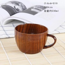 Pengfushop4 E Stili Japon Tarzı Ahşap Fincan Yaratıcı Hünnap Ahşap Yalıtım Çay Bardağı Ahşap Kahve Fincanı Içme Fincan Kahve Fincanı ve Tabak Takımları (Yurt Dışından)