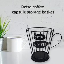 Pengfushop4 No.8 Stili Kahve Kapsülü Evrensel Depolama Sepeti Yaratıcı Kahve Fincanı Meyve Kahve Pod Organizatör Tutucu Ev Cafe Otel Süsleme Için (Yurt Dışından)