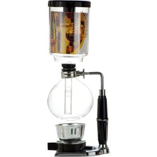 Pengfushop4 Brülör Stili 3bardak Ecocof Japon Tarzı Barista Kahve Sifon Makinesi Yedek Çay Sifon Vakum Pot Borosilikat Cam Kahve Makinesi Filtresi (Yurt Dışından)