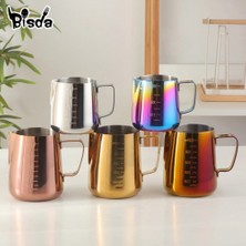 Pengfushop4 2 Adet Altın Tarzı Paslanmaz Çelik Süt Sürahileri Kahve Sürahi Süt Köpürtme Sürahisi Çekme Çiçek Bardağı Altın Süt El Sanatları Kahve Latte Sanat Sürahi Sürahi Kupa Bardak (Yurt Dışından)