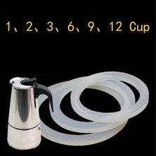 Pengfushop4 2 Fincan Tarzı 2 Adet Silikon Conta Halkası Esnek Yıkayıcı Conta Halkası Bardaklar Için Değiştirilen Moka Pot Mutfak Kahve Espresso Makineleri Parçaları (Yurt Dışından)