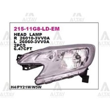 Depo 21511G8LLDEM Ön Far Sol Nissan Note 12 260603VV0A