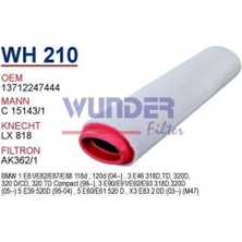 Wunder WH210 Hava Filtresi Bmw E60 3 Serisi C15143 1 FN0212 MRMOEM-1082750