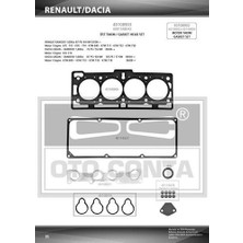 Oto Conta 40108903 Üst Takım Contası Skt Keçeli Logan 1.4 1.6 K7J K7M 6001548043