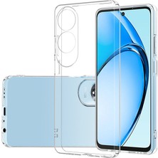 MobaxAksesuar Oppo A60 Kılıf Şeffaf Silikon Hibrit Case Kapak