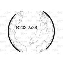 Valeo 564161 Arka El Fren Balatası Pabuç Cerato 2004- 83501MA00