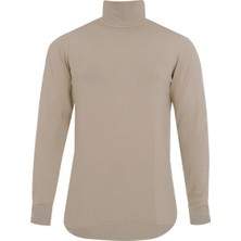 Uki Vizon Tam Balıkçı Yaka Triko Kazak