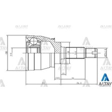 Maher 01810 Aks Kafası Diş Swift Gtı Sedan 25X22X49 4411664B10