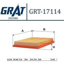 Grat 17114 Hava Filtresi Fiesta Fusion Benzinli 02- TAMT9601FBNZ
