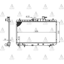 Maher 10454 Radyatör Su Accent 03-06 1.3 1.6 M-T Brazing 2531025300