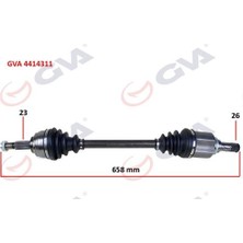 Gva 4414311 Komple Aks Sol Clio Iv 0.9 Tce A T 12-6 Vites 391017355R