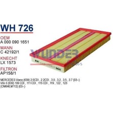 Wunder WH726 Hava Filtresi Mercedes Vito Viano C42192 1 FN0208 MRMOEM-1083698