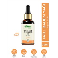 Tatlı Badem Yağı %100 Saf ve Doğal Soğuk Sıkım 30 ml