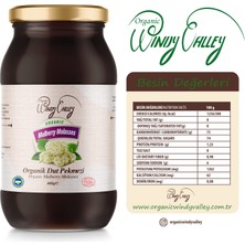 Organic Windy Valley Dut Pekmezi Soğuk Sıkım Katkısız Şeker ilavesiz  (460gr)