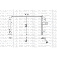 Kraftvoll 08060040 Klima Radyatörü (Kondanser) Hyundai Tucson 2.0 Crdı 2004-KIA Sportage 2.0 Crdı 2004-(635X375X16) 976062E000