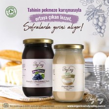 Organic Windy Valley Üzüm Pekmezi(460 gr) & Organic Windy Valley Tahin (300gr)  Katkısız Şeker İlavesiz