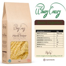 Organic Windy Valley Pilavlık Bulgur  (750 gr) Yerli ürün