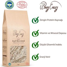 Organic Windy Valley Yeşil Mercimek  (750 gr) Yerli ürün