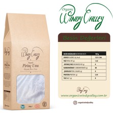 Organic Windy Valley Pirinç Unu    Yerli ürün (1 Kg)