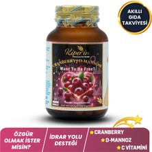 Kiperin Cranberry, D-Mannoz, C Vitamin - Idrar Yolu Sağlığı (60KAPSÜL & 1400MG) | Akıllı Gıda Takviyesi