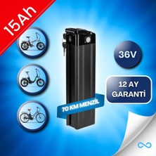 Byqee Elektrikli Bisiklet Batarya 36V 15AH - Rks Rsııı Rs3, Skyjet Nitro, Kuba Speedlight Uyumlu