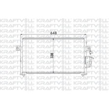 Kraftvoll 08060043 Klima Radyatörü (Kondanser) Komple Hyundai Elantra 1996-1999 9760629000