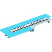 MaxiFlow Duş Kanalı Trend Lıne Tm. Pas.ız  Ø50 33CM Yan