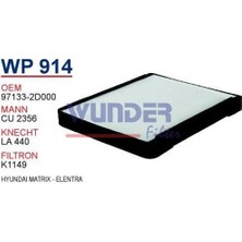 Wunder WP914 Polen Filtresi Hyundai Matrix -Elentra CU2356 MRMOEM-1084765