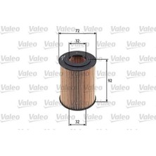 Valeo 586568 Yağ Filtresi A17DTC Z17DTJ Z17DTR Astra H Zafira B Astra J Mokka Corsa D Meriva A 5650375