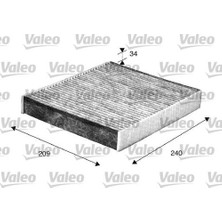 Valeo 698883 Polen Filtresi C-Max Galaxy Iı S MA07-FOCUS C-Max 2.0tdcı 04-07 Focus Iıı 11-Volvo V40 12-Karbonlu 3M5J19G244AA