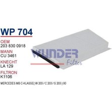 Wunder WP704 Polen Filtresi Mercedes 203 Kasa C-Clk Klass MRMOEM-1084638