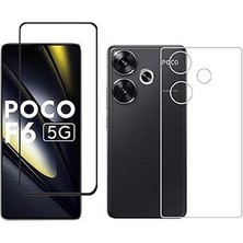 ECR MOBILE Poco F6 ile Uyumlu Mat Arka Esnek Nano Koruyucu