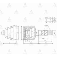 Maher 01831 Aks Kafası Iç B-2500 Ranger Sağ 30X36X38 6M343B414AB