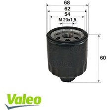 Valeo 586011 Yağ Filtresi Renault Clio Iı 1.2 Twingo I 1.0 8200257642