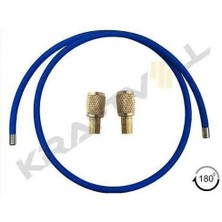 Kraftvoll 19015139 Klima Gaz Basma Hortumu 3000MM F 1 4 F 1 4 180C Mavi Standart