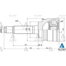 Maher 01807 Aks Kafası Diş Swift 97-02 Macar 23X49X20 4,41028E+22