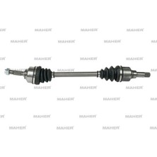 Maher 18174 Aks Komple Ön C2 03-09 C3 02-09 Sol 1.4hdı MA68 Şanzıman 649MM 3272.HW