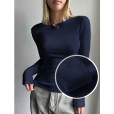 Içi Polarlı Slim Fit Uzun Kollu Body