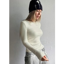 Içi Polarlı Slim Fit Uzun Kollu Body