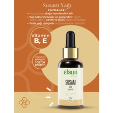 Susam Yağı %100 Saf ve Doğal Soğuk Sıkım 30 ml