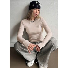 Içi Polarlı Slim Fit Uzun Kollu Body