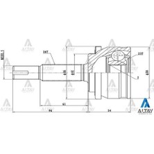 Maher 01764 Aks Kafası Diş Corolla 07-14 Auris 06-12 Dizel 26X23X61 4346009R30