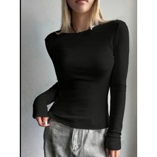peri tower Içi Polarlı Slim Fit Uzun Kollu Body
